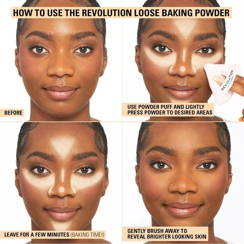 ❄️ Makeup Revolution | Loose Baking Powder Orange